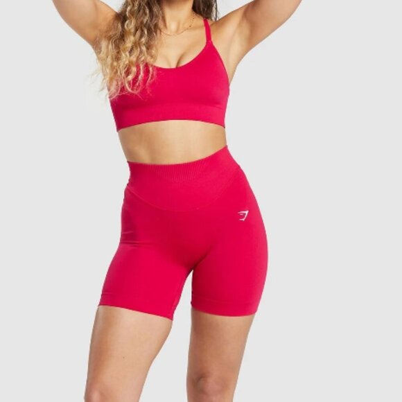 Gymshark Pants - Gymshark Sweat Seamless Shorts - Punk Pink - Medium